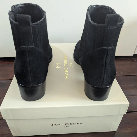 Marc Fisher Black Women's Ankle Boots - Picture 15 of 15